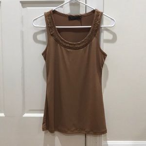 The Limited Tan Sleeveless Tank Top